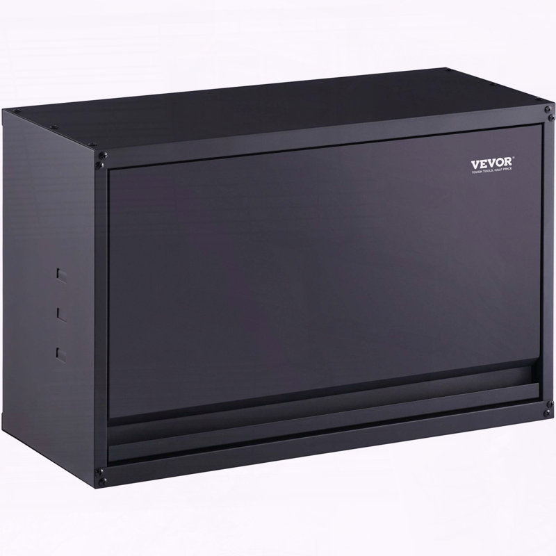 Armoire de rangement en métal avec tablette réglable, hauteur de 20 po fixée au mur