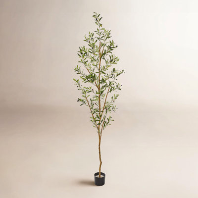 82'' Faux Olive Tree Tree in Planter
