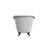 Jazma 61'' x 30'' Soaking Cast Iron Bathtub-17756214-17756207