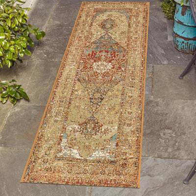 Indoor/Outdoor Traditional Area Rug
