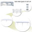 6m x 3m Iron Pop-Up Party Tent