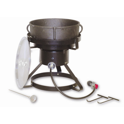 King Kooker Tall Cooker Single Burner High Pressure Propane Jambalaya Kit