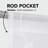 Rod Pocket Sheer Window Valance-443442575