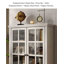 Bibliothèque à portes en verre massif avec tiroirs Traditional-465711502