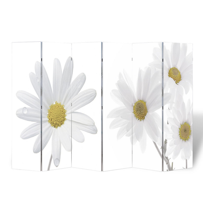 Blumen Room Divider, 6, White
