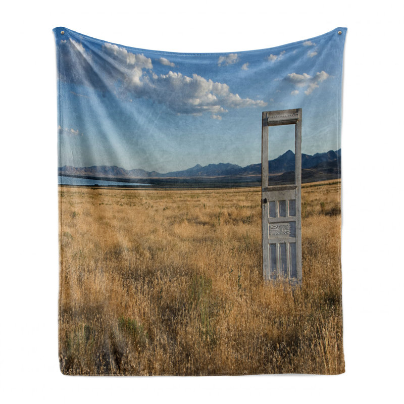 Hand Woven Throw Blanket, 70" W x 90" L