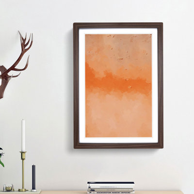 Across the Cracked Wall in Abstract - Picture Frame Graphic Art Print