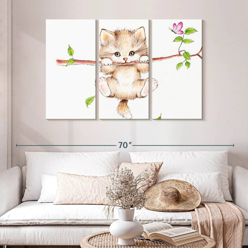 Brampt Spring Branch Cat, 28" H x 45" W