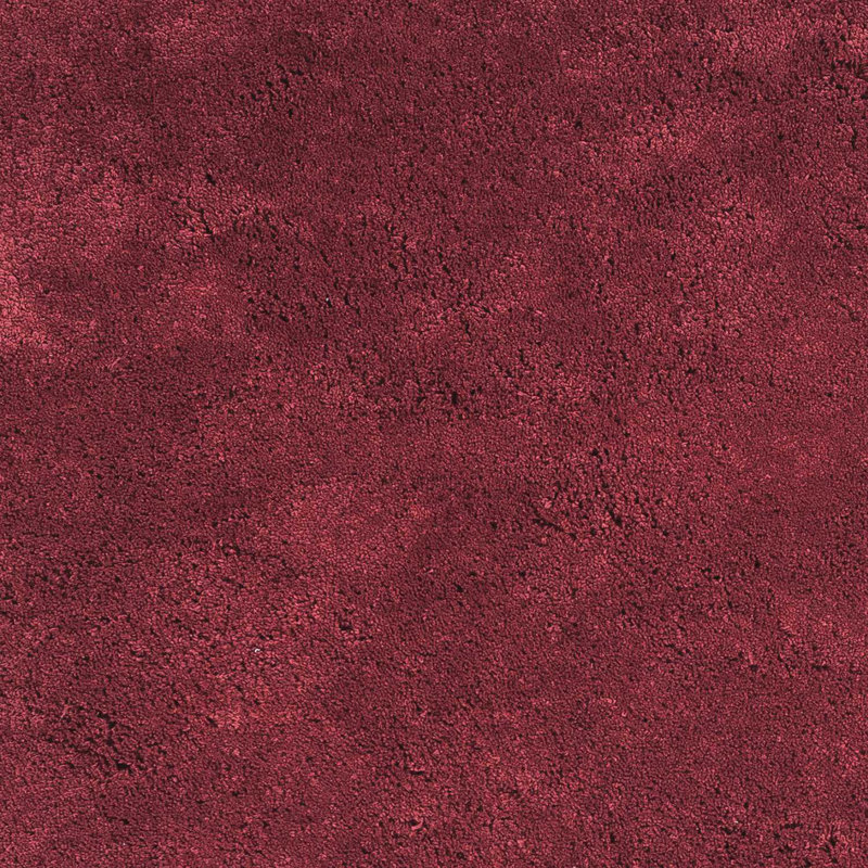 Tapis rouge tissé à la main Derron, Rectangle 3 pi 3 po x 5 pi 3 po