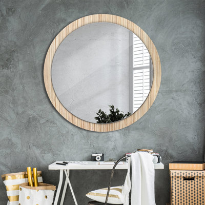 Huldar Glass Flat Wall Mirror