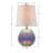 Iridescent Glass Table Lamp