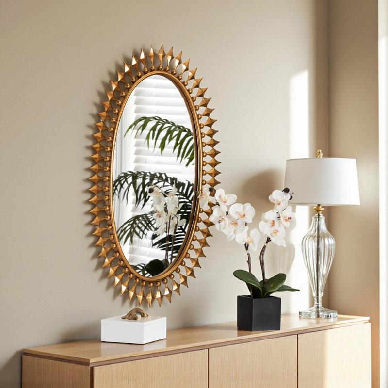 Miroir d'appoint mural Erynn