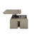Rectangular Lift Top Storage Cocktail Table With Casters