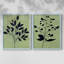 Impression encadrée Earthly Botanical I-Premium - prête à être accrochée - aucun clou requis - aucun clou requis-107998098-107998088