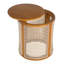 Table d'appoint en caoutchouc et bois massif-851211525
