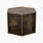 23.62'' Hexagonal Coffee Table Side Table Nightstand-734808155