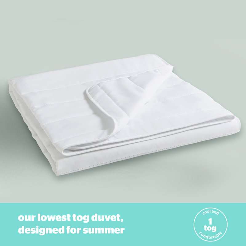 Silentnight Summer Breeze 1 Tog Lightweight Duvet, Single