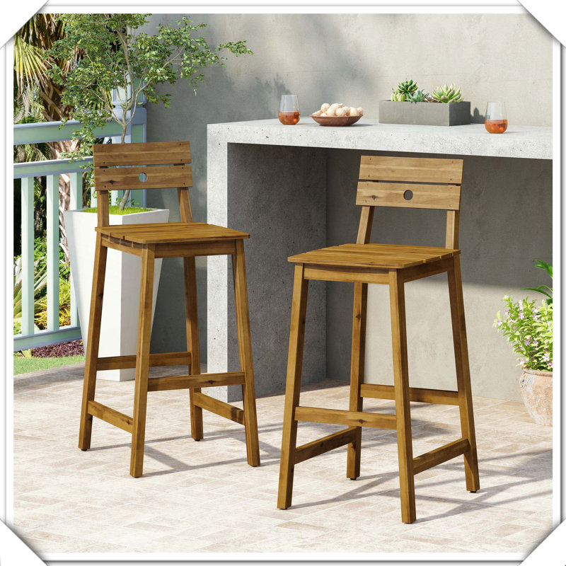 Ensemble de 2 tabourets de bar Robuste, durable, élégant, polyvalent, fonctionnel et compact