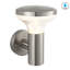 Halen Stainless Steel 4 - Bulb 22.8cm H Integrated LED Outdoor Armed Sconce