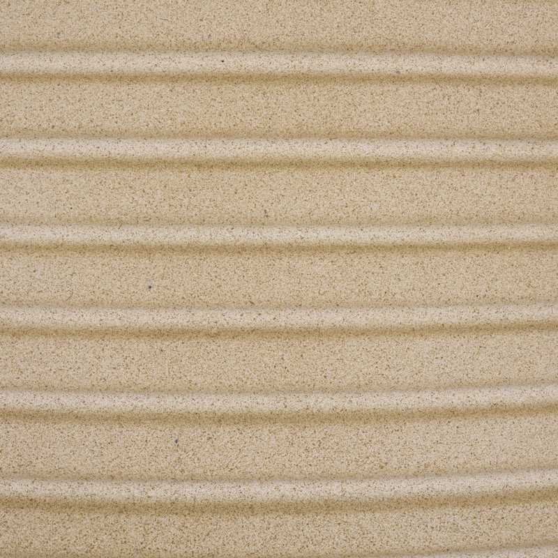 Astrid Low Wide Side Table, Beige, 16.3"