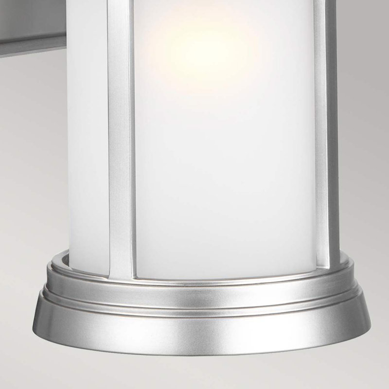 Camberlie Outdoor Wall Lantern, Silver, 32.9cm H x 19.1cm W x 22.6cm D