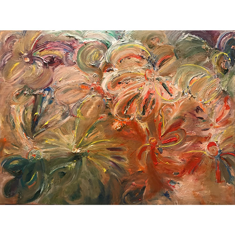 Thanksgiving Painting by Irina Gorbman, 11" H x 14" W