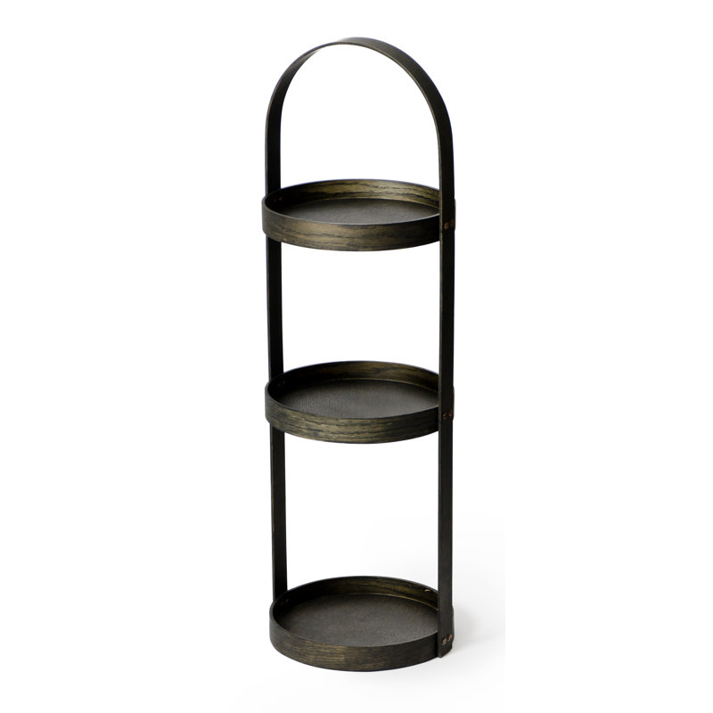 Ayven Shower Caddy, Dark Oak