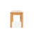 Solid Teak Wood Slatted Outdoor Bench