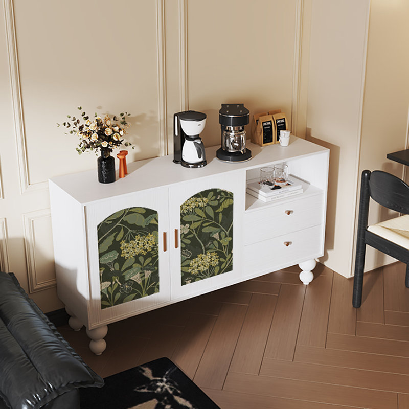 Buffet grande capacité 59,1 ", Blanc/vert