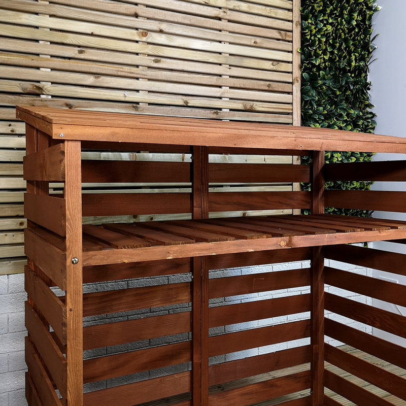 Chantai 122 W x 61 D Wood Log Store