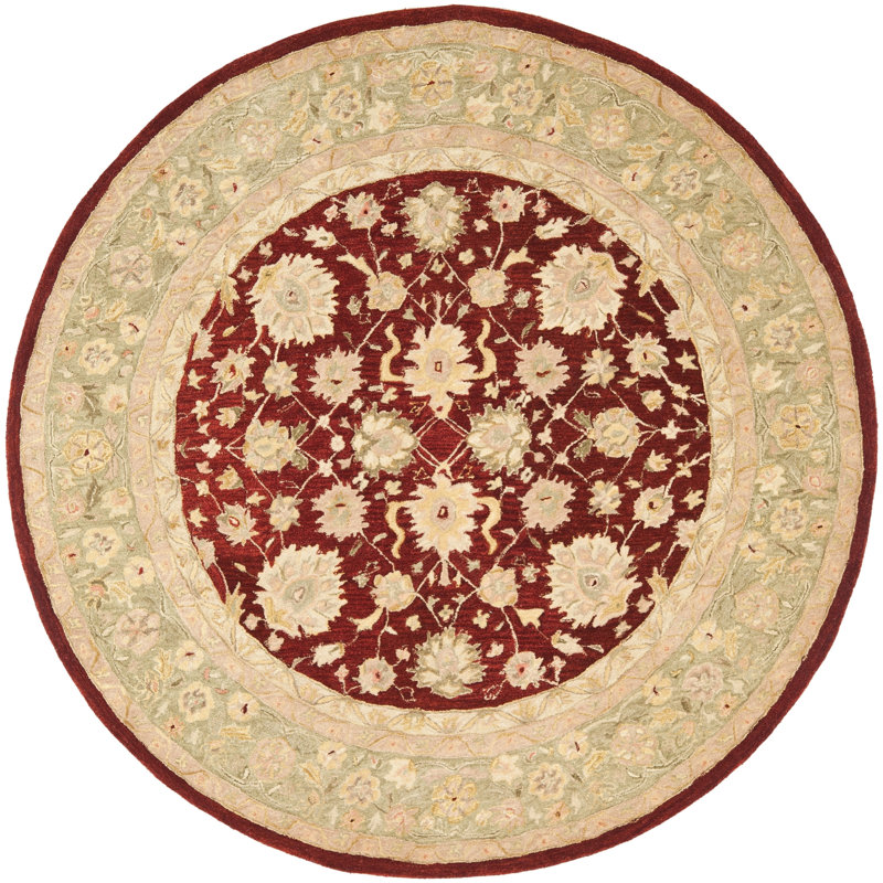 Coltun Hand Tufted Wool Oriental Rug, Round 6'
