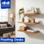 Harbour Housewares - Modern Floating Wall Shelves-61892404-61822609