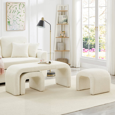 Ensemble de 3 bancs en U modernes