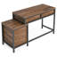 Bureau d'ordinateur 51 po réversible avec 5 tiroirs et classeur (sans la chaise)-1455723435