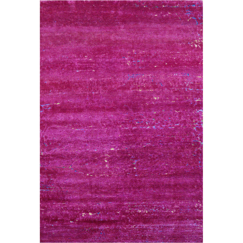 Pink Nu Vibrant Silk Tibetan Rug