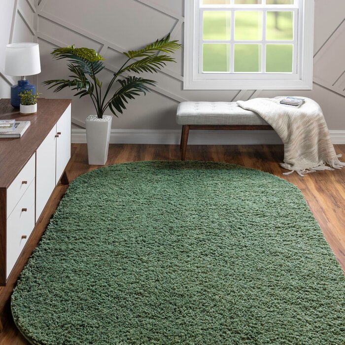 Zipcode Design™ Lizeth Performance Sage Green Rug & Reviews | Wayfair