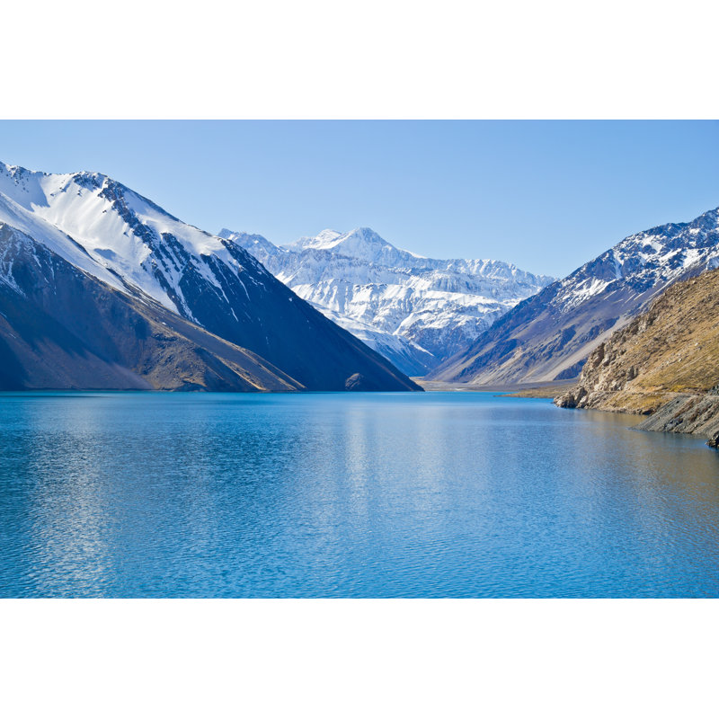 The Yeso Reservoir by Lisandrotrarbach - Wrapped Canvas Print, 61cm H x 91cm W x 3.8cm D