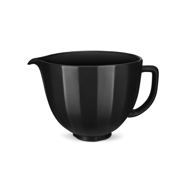 KitchenAid® 5 Quart Black Shell Ceramic Bowl, Black