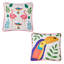 Tropical Flamingo Indoor / Outdoor Animal Print Pink Square Throw Cushion