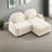 Cloud Comfort Sectionals, Teddy 2 Seat Modern Modular Sofa For Home