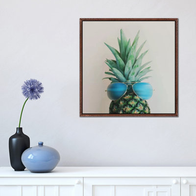 Pineapple In Paradise by Chelsea Victoria - Print on Canvas