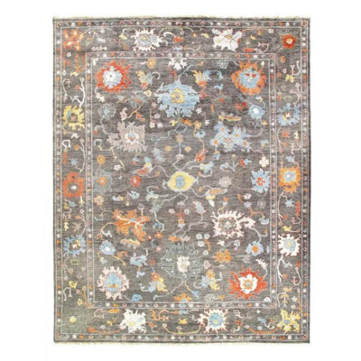 Wascar Oriental Area Rug in Gray