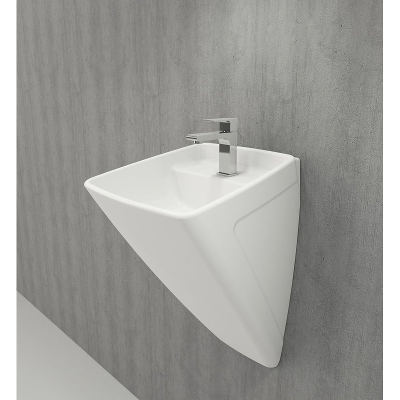 Venezia Monoblock Basin 1TH - 73x48x49cm, Gloss White