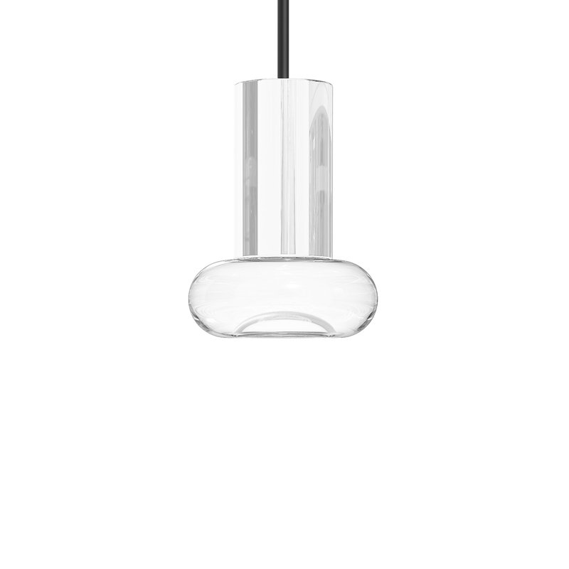 Luminaire suspendu simple en acrylique Mushroom - 3 W, Blanc