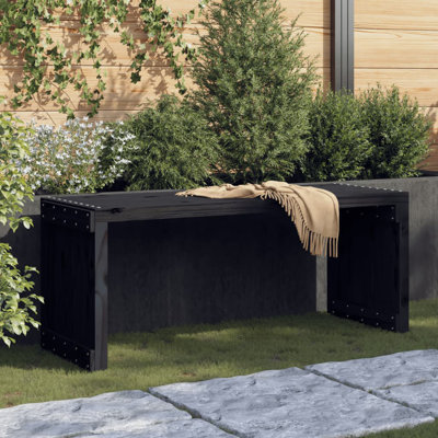 Solid Wood Pine Outdoor Bench