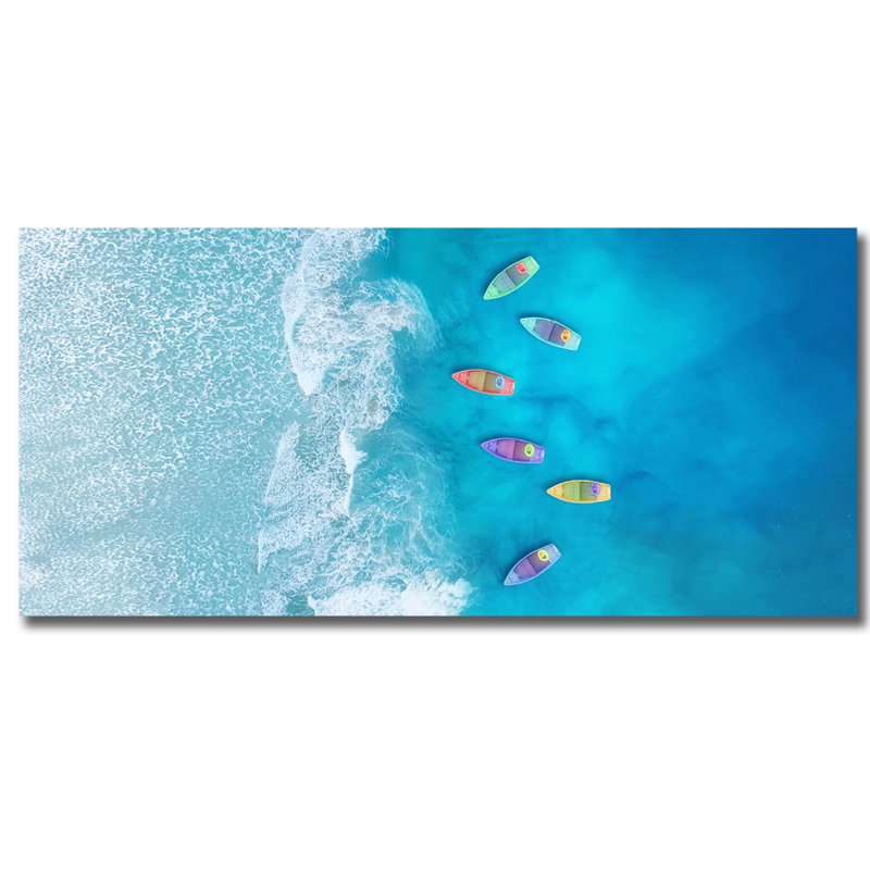 Pacific Pastels " Pacific Pastels ", Acrylic, 36" H x 84" W x 1.5" D