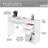 Techni Mobili Home Office Workstation With Storage, White-202673547