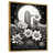 Toile avec cadre flottant or