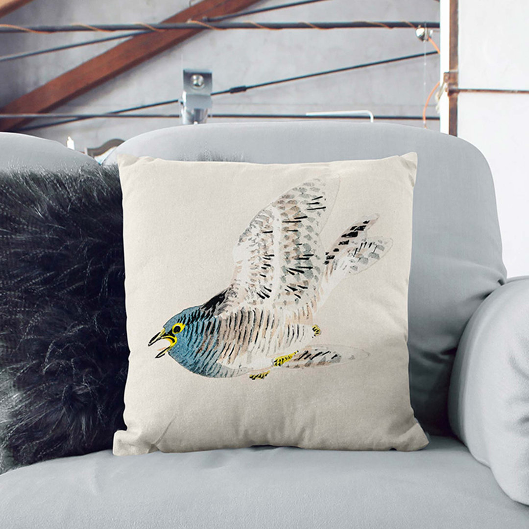 Herring Gull by Kono Baireir Cushion with Filling