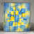 Bleu moyen / jaune clair
